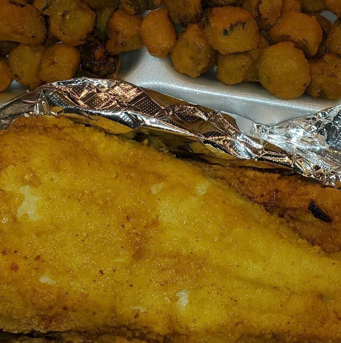 Fried Flounder.